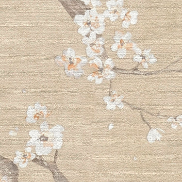 Metropolitan Stories Cherry Blossom Beige Wallpaper