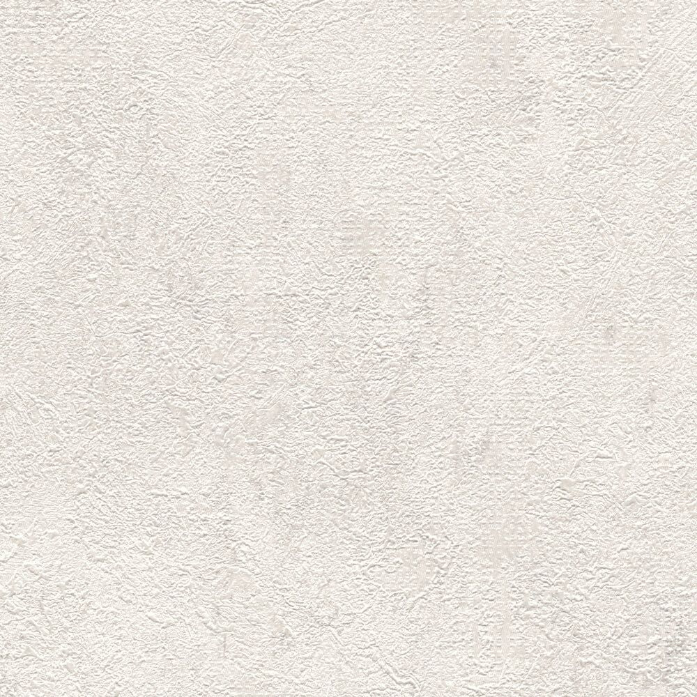 Metropolitan Stories Plaster Plain White Wallpaper Room View