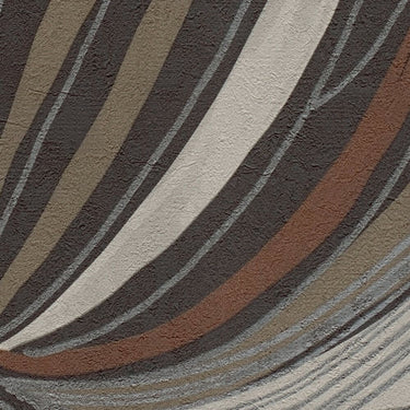 Metropolitan Stories Squiggle Chocolate Wallpaper