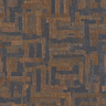 Metropolitan Stories Stitched Copper & Navy Wallpaper
