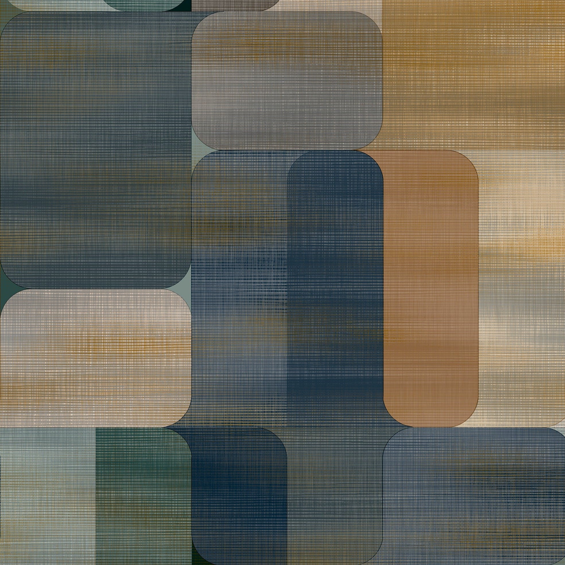 Geometric Wallpaper Pattern Close-up