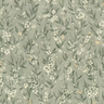 Noble Zen Sakura Cherry Blossom Green Wallpaper