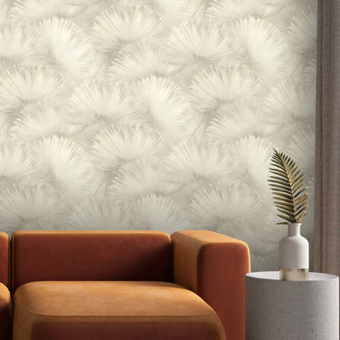 Opulenza Fan Neutral Wallpaper