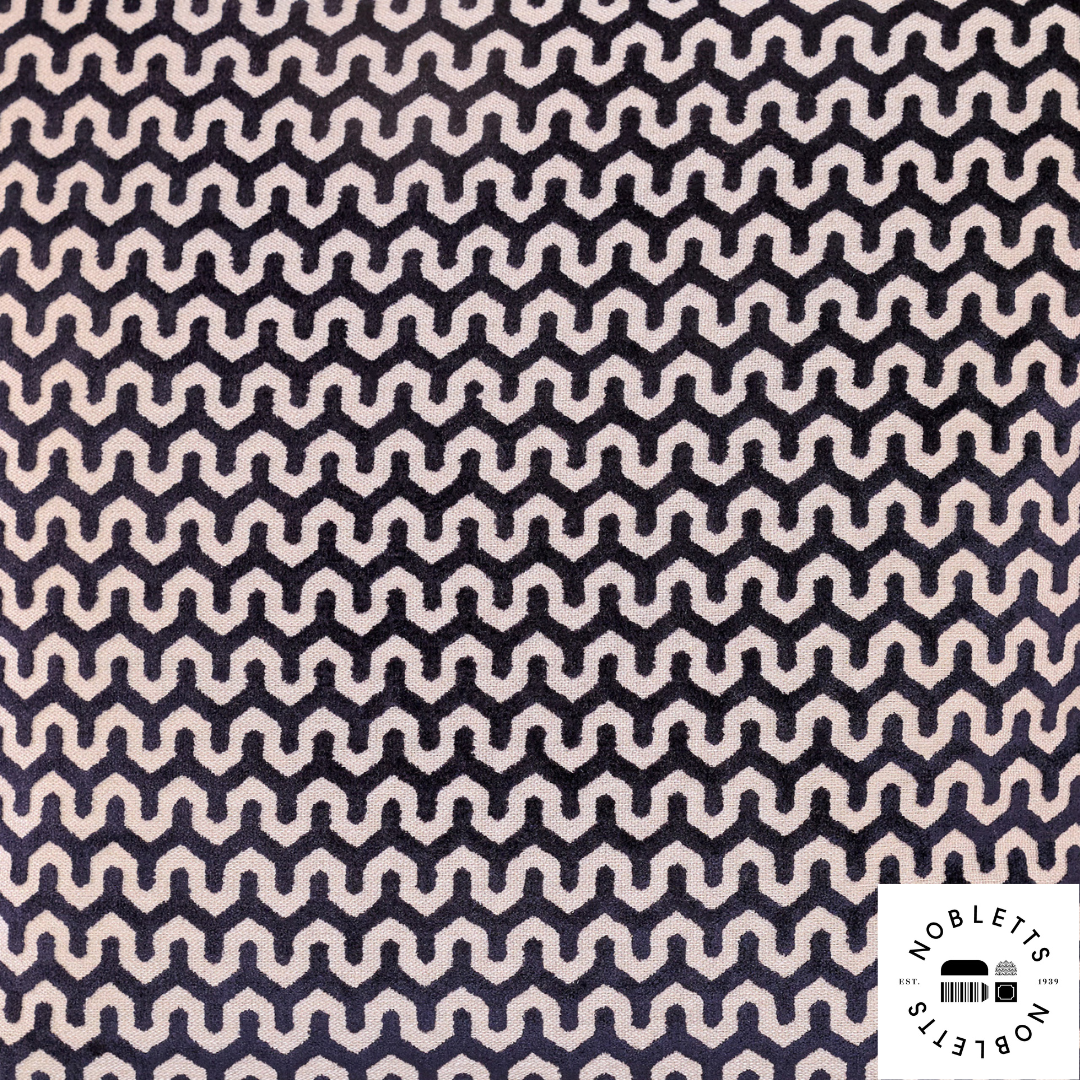 Geometric Scandi Cushion - Oslo Black | Malini