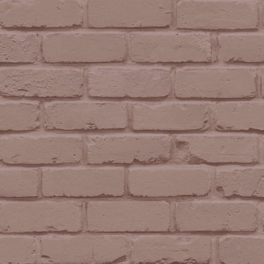 Painted Brick Pink Wallpaper


