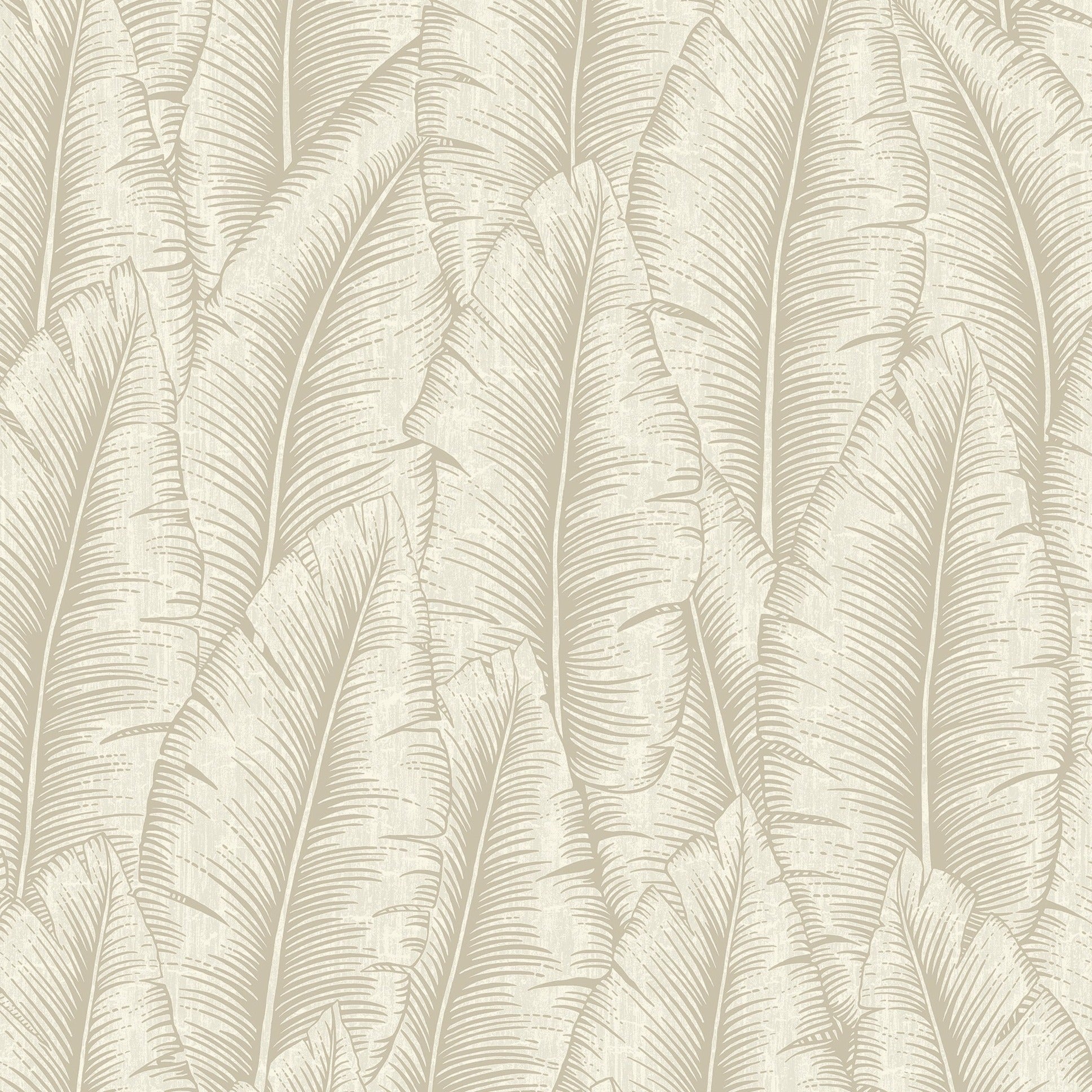 Palmeira Palm Neutral Wallpaper | Grandeco Wallcoverings | 191201