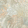 Paradise Teal & Orange Wallpaper