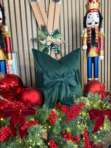 Paul Moneypenny Tied Up Emerald Cushion