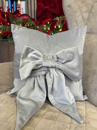 Paul Moneypenny Tied Up Grey Cushion