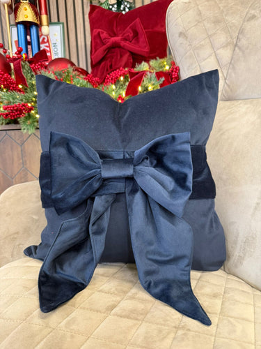 Paul Moneypenny Tied Up Navy Cushion