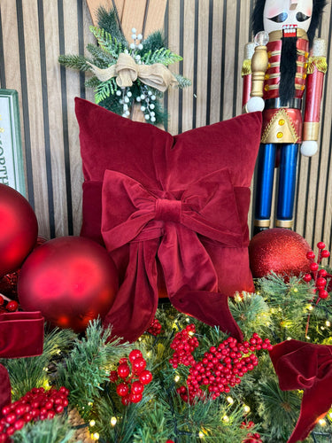 Paul Moneypenny Tied Up Scarlet Cushion