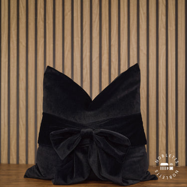 Paul Moneypenny Tiedup Black Cushion