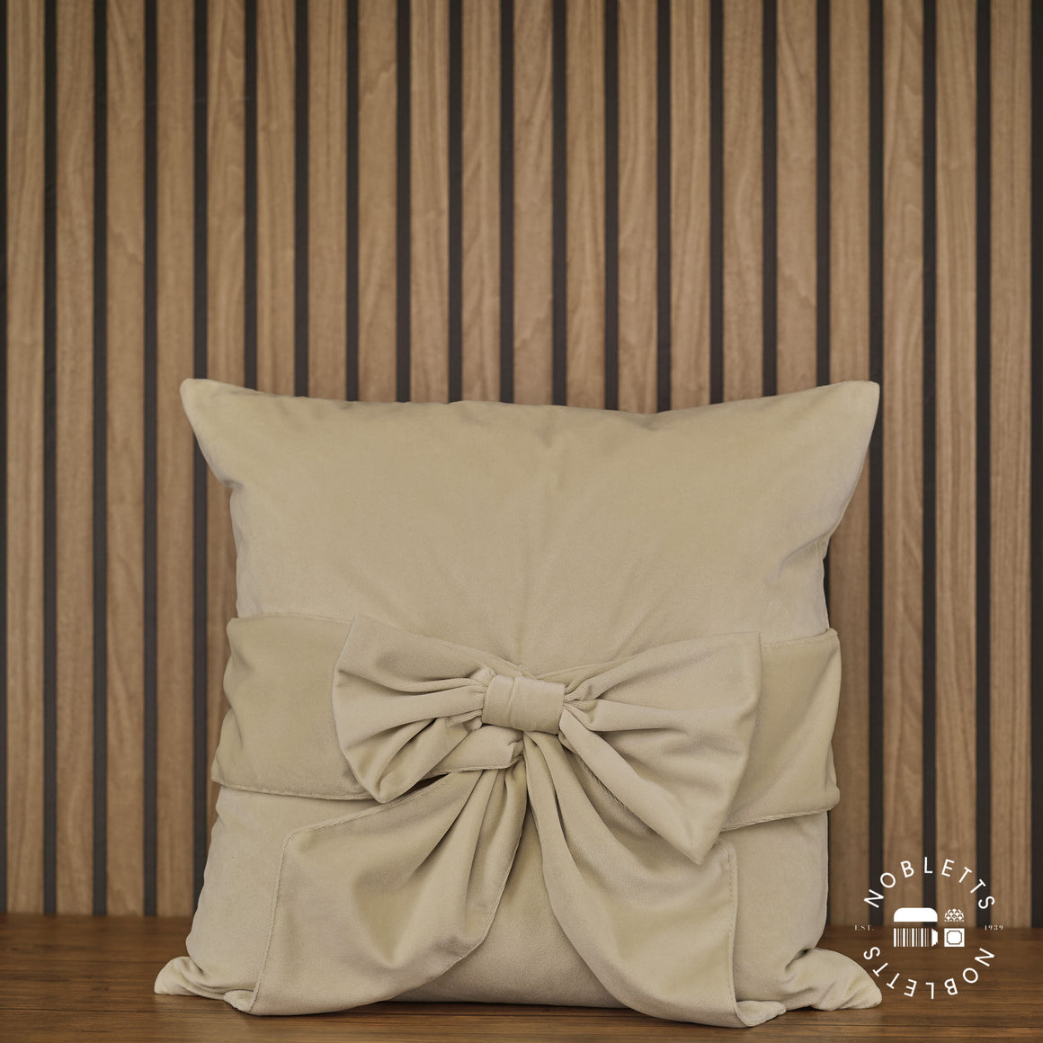 Paul Moneypenny Tiedup Cream Cushion