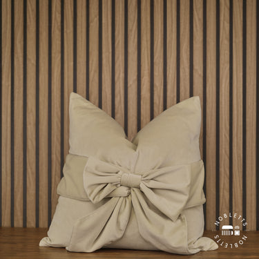 Paul Moneypenny Tiedup Cream Cushion

