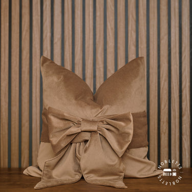 Paul Moneypenny Tiedup Taupe Cushion

