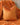 Paul Moneypenny Two Face Orange and Chocolate Cushion