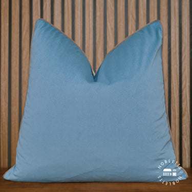 Paul Moneypenny Twofaced Blue & Champagne Cushion

