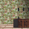 Paul Moneypenny Wallpaper Collection Floral Hall Green - Nobletts - 204401