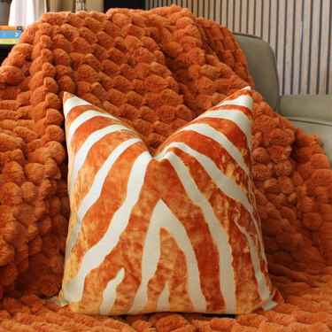 Paul Moneypenny Zebedeedodah Orange Cushion