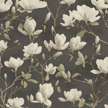 Petalina Charcoal Wallpaper