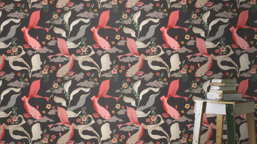 Koi Carp Black Wallpaper | Oriental Theme Wallpaper | 539851