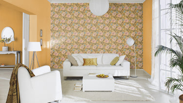 Salisbury Gold Wallpaper | Vintage Floral Wallpaper | 553147
