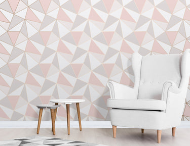 Fine Decor Wallpaper | Apex Geometric Rose Gold | FD41993