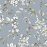 Rosalie Floral Blue Wallpaper