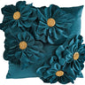 Paul Moneypenny Blooming Petal Teal Cushion