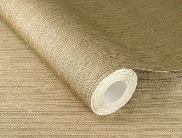 Silk Weave Opulent Gold Wallpaper