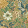 Statement Grand Floral Gold Wallpaper