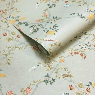 Statement Shell Trellis Duckegg Wallpaper