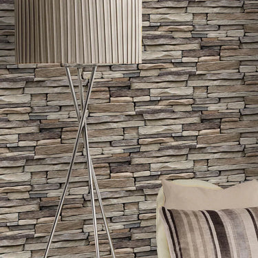 Stone Slate Natural Wallpaper