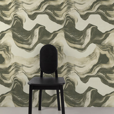 Structured Walls Brushstrokes Green