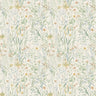Summer Meadow Green Wallpaper