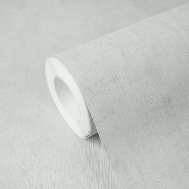 The Trend Spectrum - Textured Fabric Effect Grey-Green Wallpaper