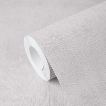 The Trend Spectrum - Textured Fabric Effect Grey-Lilac Wallpaper