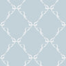 Tied With A Bow Sky Blue Wallpaper