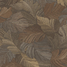 VerticalArt Attitude Charming Leaves Brown Wallpaper