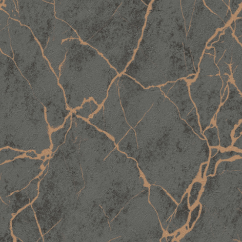 VerticalArt Casamundo Marble Wallpaper Black and Gold