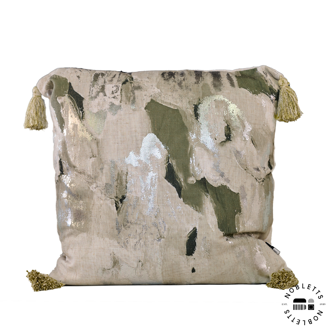 Vision Olive Cushion - Malini Cushions