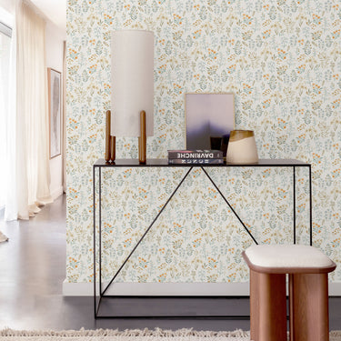 Inia Placed Posey Red Wallpaper