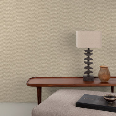Structured Walls - Antiga Herringbone Natural Wallpaper