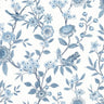 Eleanor Blue Floral Wallpaper - Floral Wallpaper - Nobletts