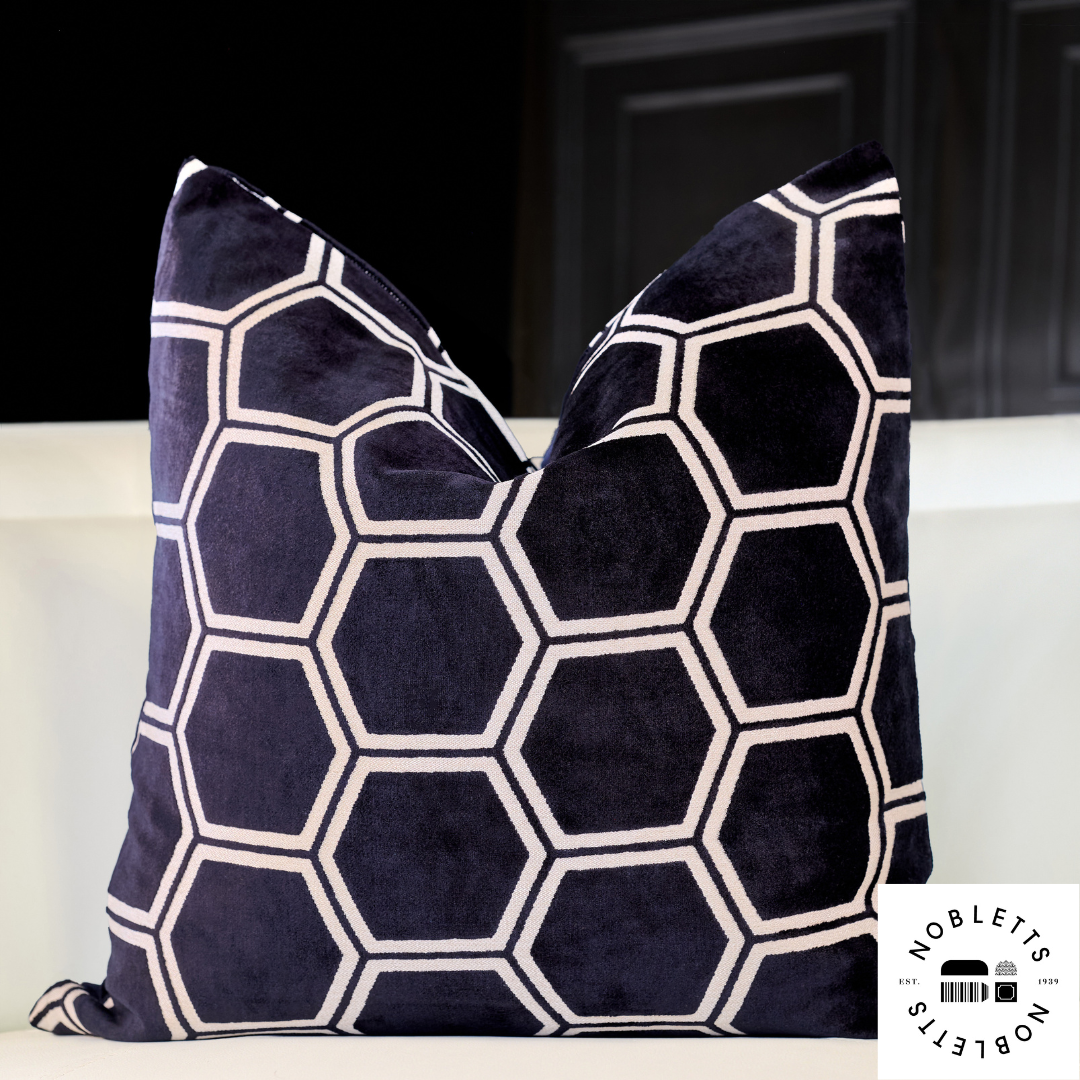 Ivor Black Cushion Detail