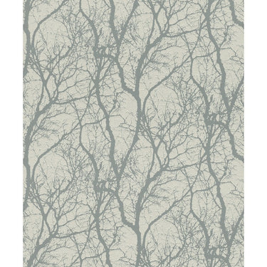 Glimmer Forest White & Silver Wallpaper | Trees Wallpaper | 633269
