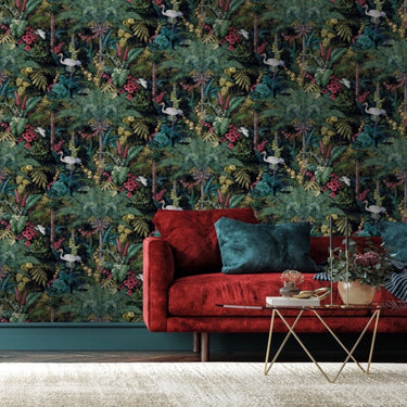 Jungle Paradise Black Wallpaper | WonderWall by Nobletts  | Holden