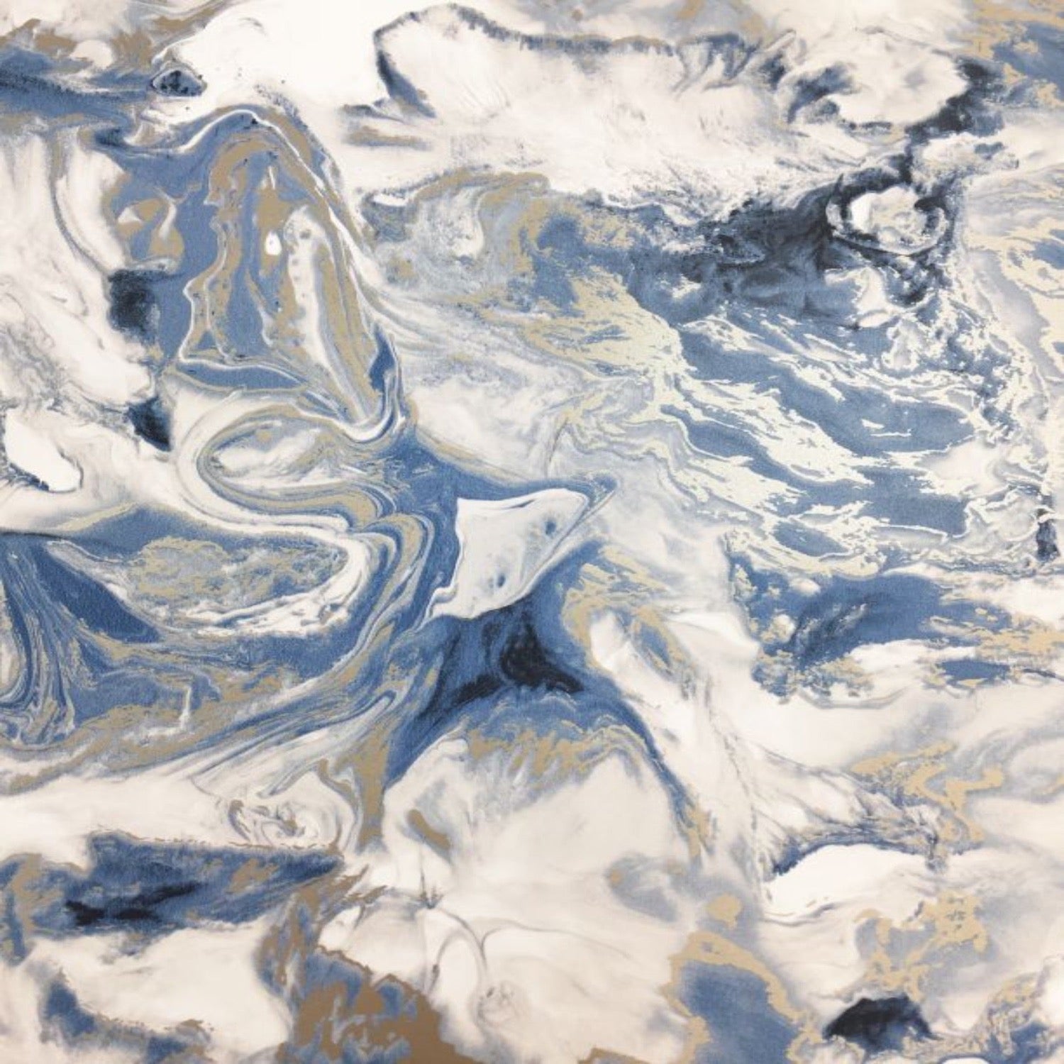 Elixir Marble Navy Wallpaper