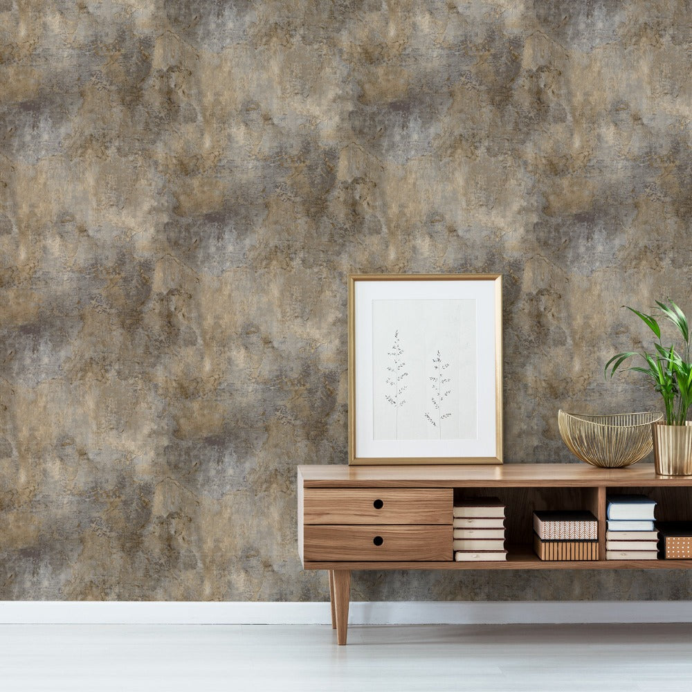 Castello Plaster Neutral Wallpaper