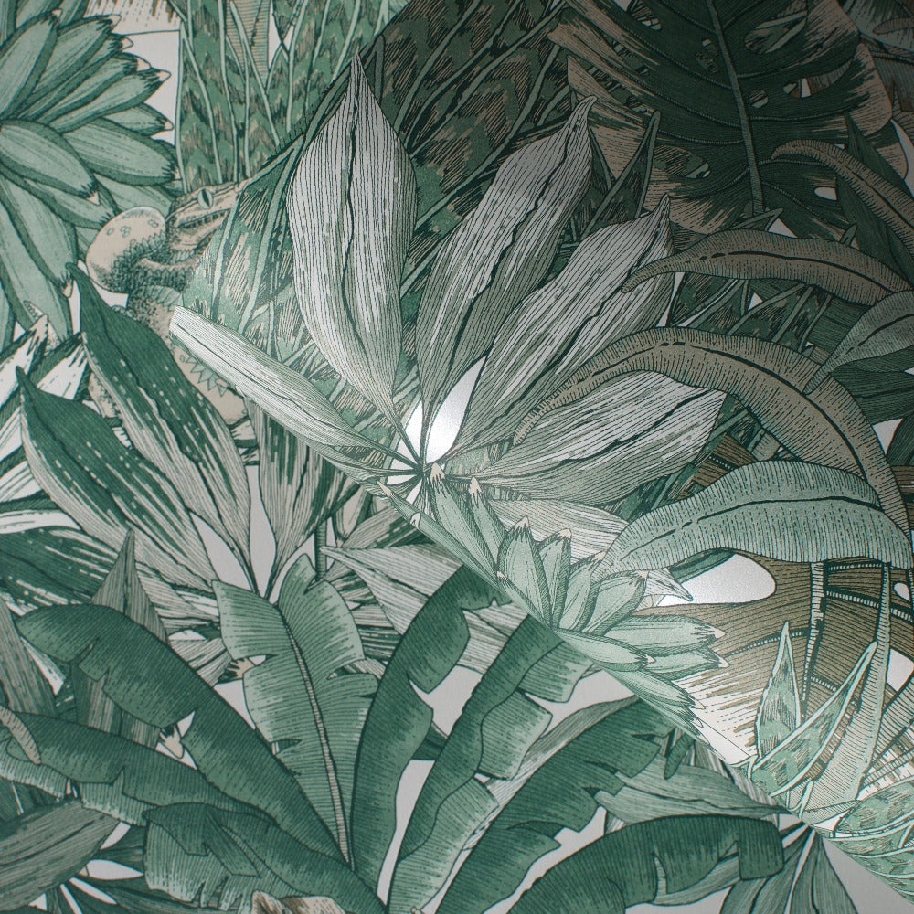Lush Forest Green Wallpaper